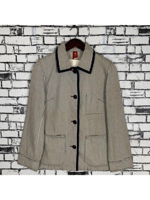 Other Designers Vintage - Japanese Brand Unbrand Stripes Jacket for Women