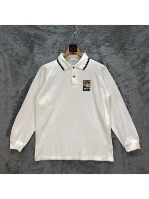 Other Designers Japanese Brand - COFFE BOSS LONG SLEEVE POLO SHIRT #6414-65