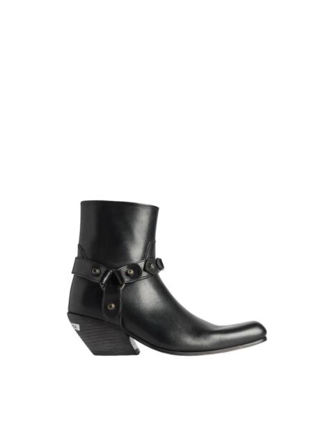 BALENCIAGA BALENCIAGA Memphis $1690 Black Harness Boots New & Authentic