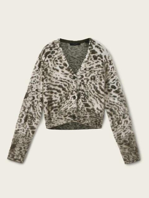 ALLSAINTS WICK AMUR JACQUARD CARDIGAN