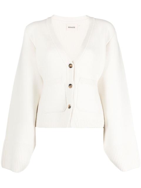 KHAITE Scarlet Cashmere Cardigan