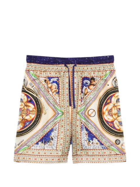 CASABLANCA Casablanca Drawstring Pattern Shorts