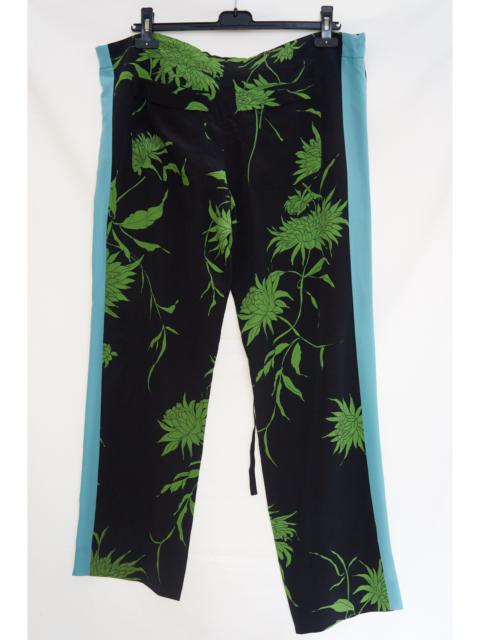 silk floral pants