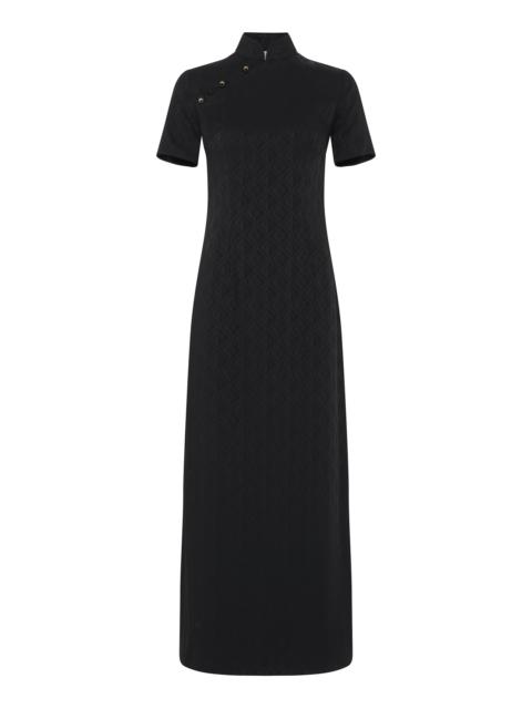 Marine Serre Jacquard Tunic Dress