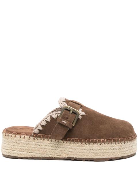 Mou - Mou Sandals Leather Brown