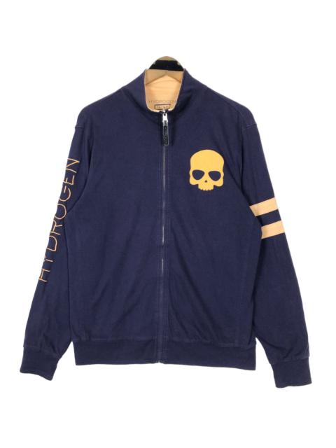 Other Designers Hydrogen 1 - Hydrogen Italy Mock Neck Full Zip Sweater Big Logo