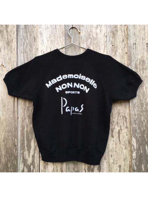 Other Designers Vintage - Vintage Papas Mademoiselle Non Non Short Sleeve Sweatshirt