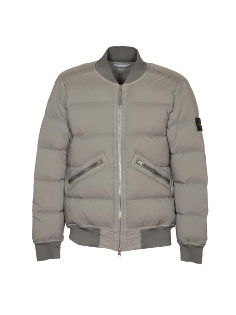 Stone Island REAL DOWN JACKET (GREY/GREEN)