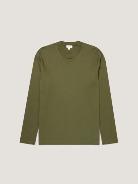 Sunspel Long Sleeve Heavyweight T‑shirt