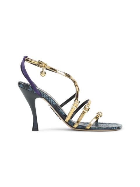 Loewe Sandals Metallic