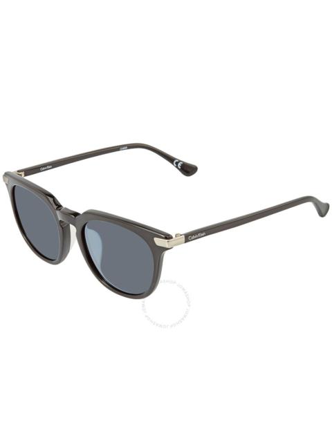 Calvin Klein - Calvin Klein Grey Rectangular Men's Sunglasses CK4325SA 001 5220