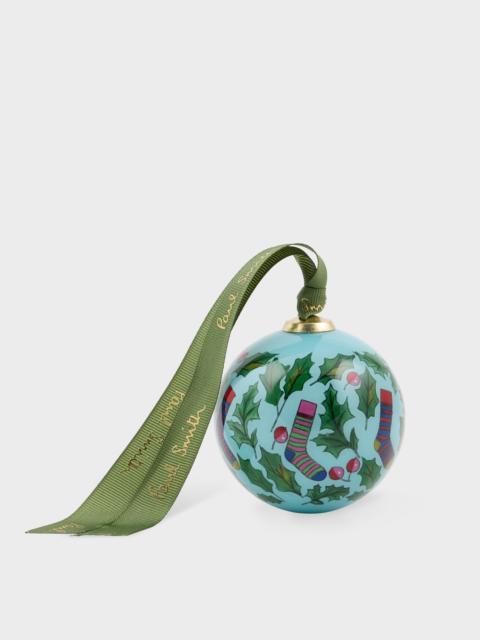 Paul Smith Hand-Painted 'Socks' Glass Bauble