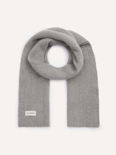 Oliver Spencer Grey Soane Overton Ribbed Scarf