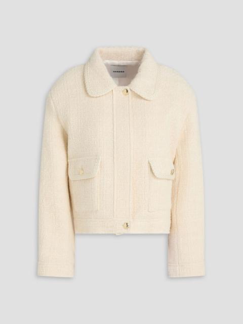 Sandro Cotton-blend tweed jacket