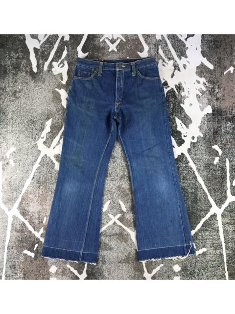 Other Designers Vintage - Vintage 80s Bell Bottom Jeans Cropped Flare Denim