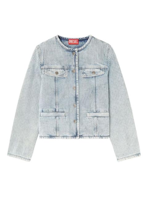 Diesel button-fastening denim jacket