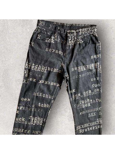 Hysteric Glamour Hysteric Glamour Sex Jeans