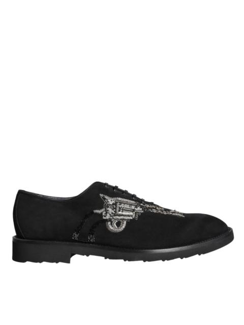 Dolce & Gabbana Dolce & Gabbana Sicilia Lace Up Shoes in Black