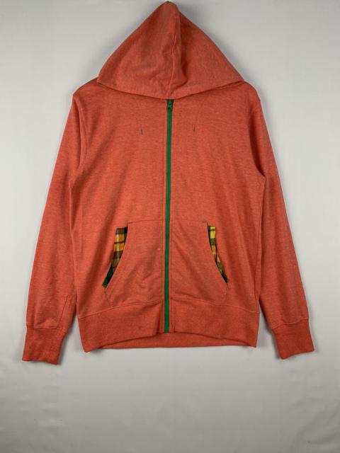 Other Designers Designer - Made in Heaven Full Zipper Hoodie Pink Large