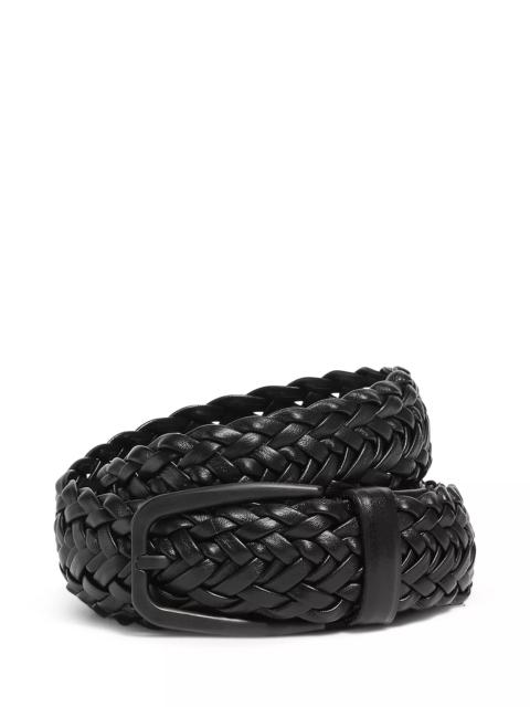 ZEGNA Braided Leather Belt