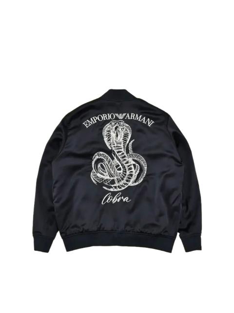 EMPORIO ARMANI Emporia Armani Cobra Bomber Jacket