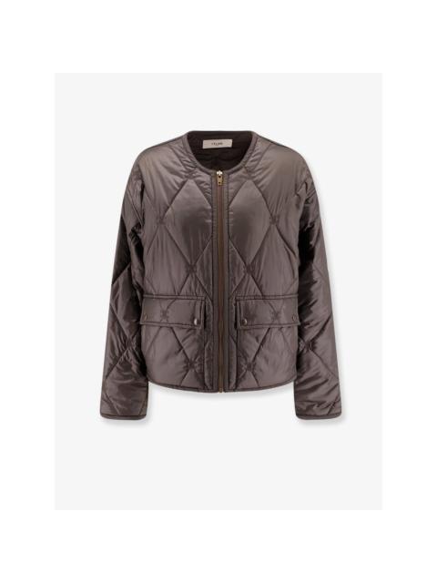 CELINE CELINE $3150 Green Quilted Jacket New & Authentic (Women's s