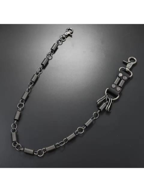 Other Designers Jewelry - INDUSTRIAL Spring-Link Wallet Chain - Distressed Metal