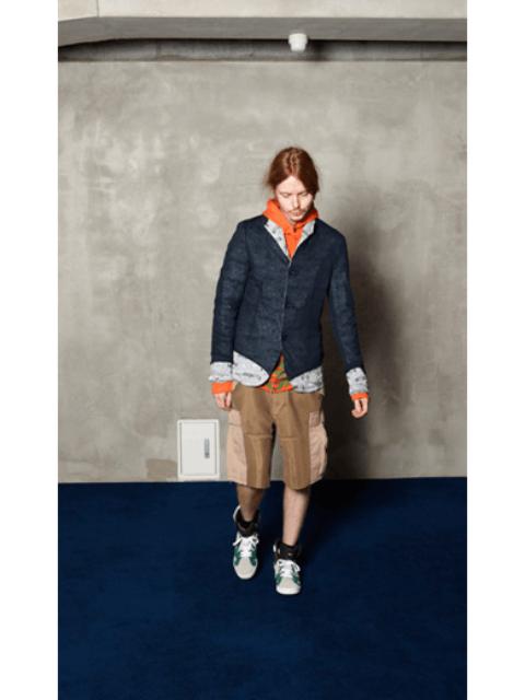 Kolor SS2011 KOLOR GLIMPSES DOUBLE LAYER CASUAL JACKET #8983-44