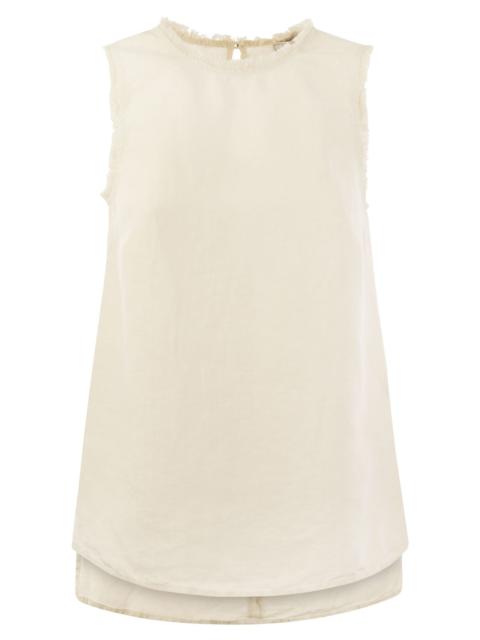 Peserico - Peserico Women Sleeveless Linen Top