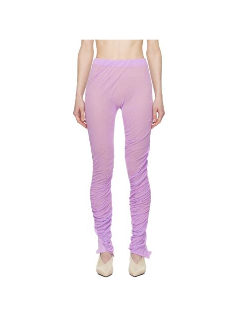 ISSEY MIYAKE Purple Ambiguous Leggings