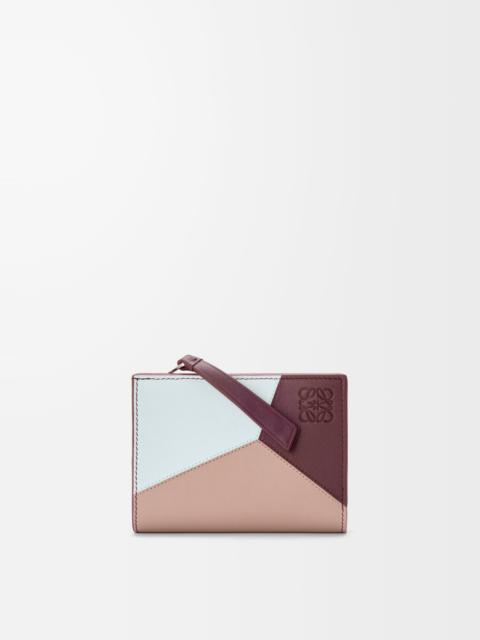Loewe Puzzle compact wallet in classic calfskin
