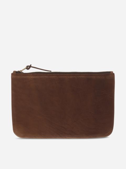 visvim Leather Travel Pouch Brown