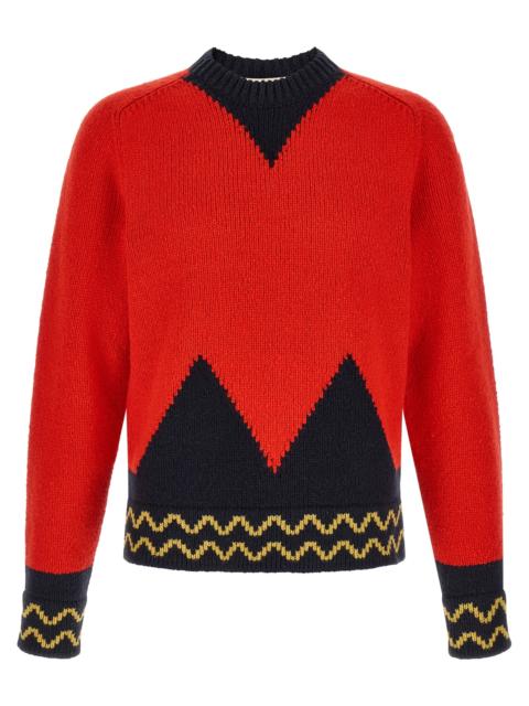 Marni Marni Men Geometric Intarsia Sweater