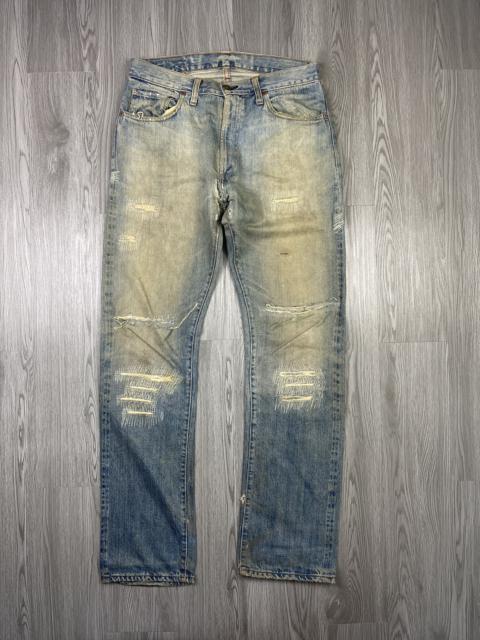 Other Designers Vintage - Levi’s Capital E selvedges reconstruct distressed denim