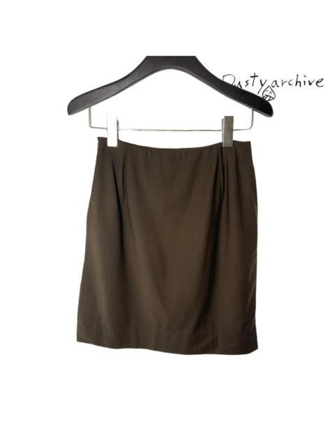 GUCCI Gucci 1997 tom ford brown wool skirt 40