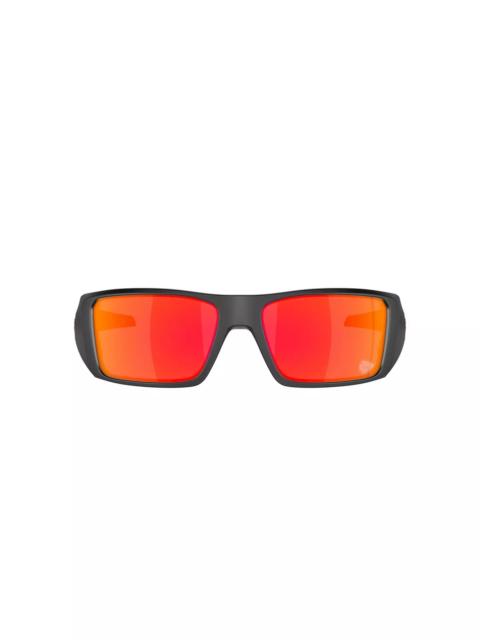 OAKLEY Heliostat Prizm Ruby Sunglasses - Matte Black