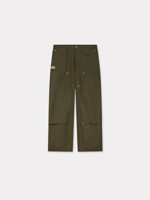 KENZO 'KENZO Weave' double knee pants in cotton