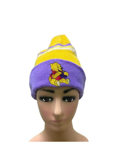 Other Designers Vintage - Vintage Pooh Embroidery Beanie Yellow/purple Colour