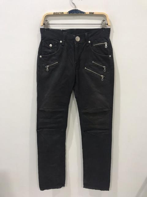 Other Designers Lee Riders Multizipper Buckle Back Pant skinny Pant