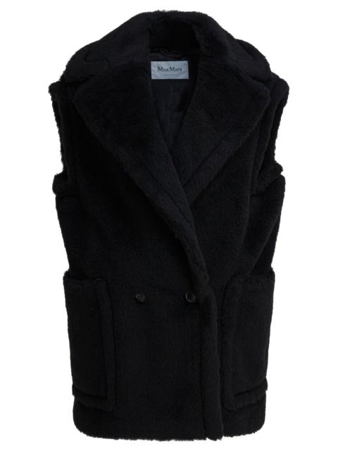 Max Mara Max Mara Sleeveless Teddy Jacket In Alpaca And Wool