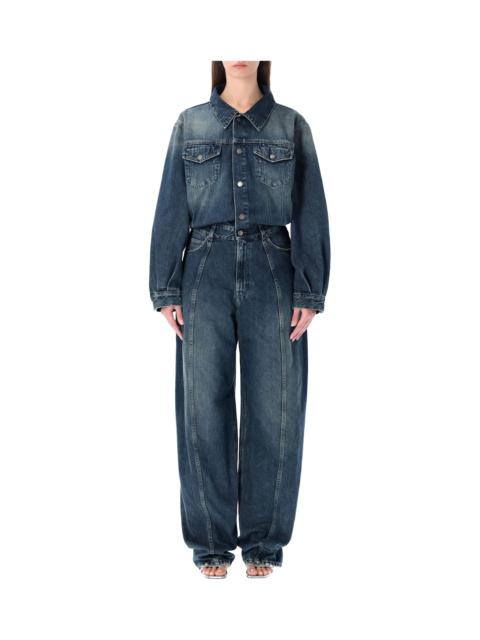 HAIKURE Haikure Amber Dark-wash Denim Jumpsuit