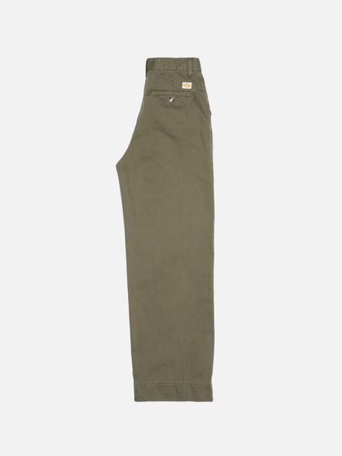 Nudie Jeans Suki Workwear Pants Olive
