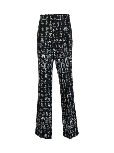 Vivienne Westwood ALL OVER GRAPHIC PRINT TROUSERS