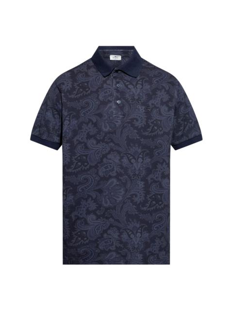 Etro paisley-print polo shirt
