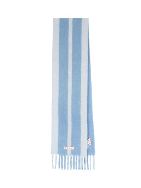 Marni STRIPED LOGO SCARF