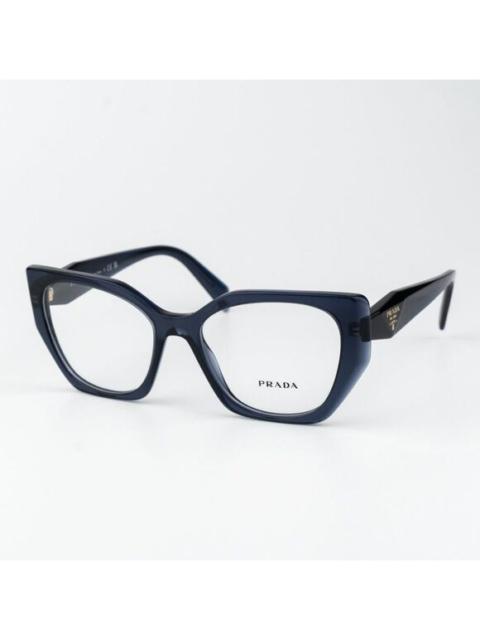Prada Prada Women Eyeglasses Blue Crystal Cat Eye PR18WV 08Q1O1 BRAND NEW