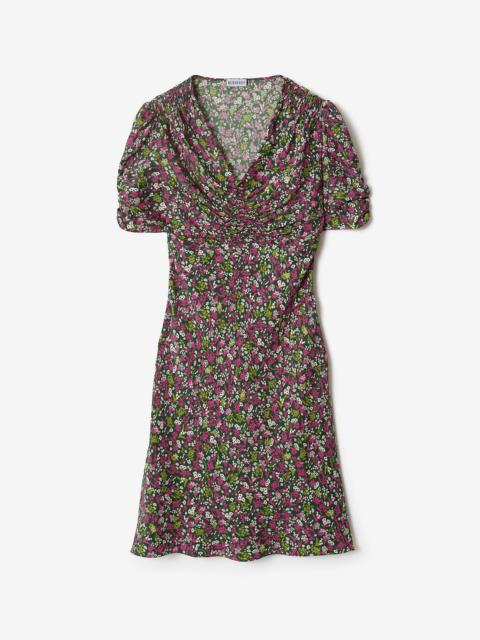 Burberry Ditsy Floral Silk Mini Dress