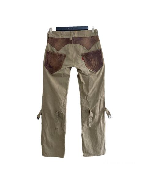 Other Designers Edwin × Japanese Brand × Leather - Edwin Leather Hybrid Pants