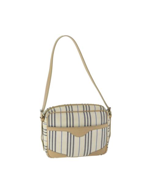 Burberry Burberry Nova Check Shoulder Bag Canvas Beige