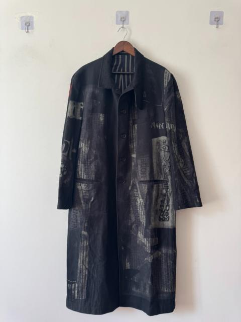 Yohji Yamamoto 23ss Godzilla print coat